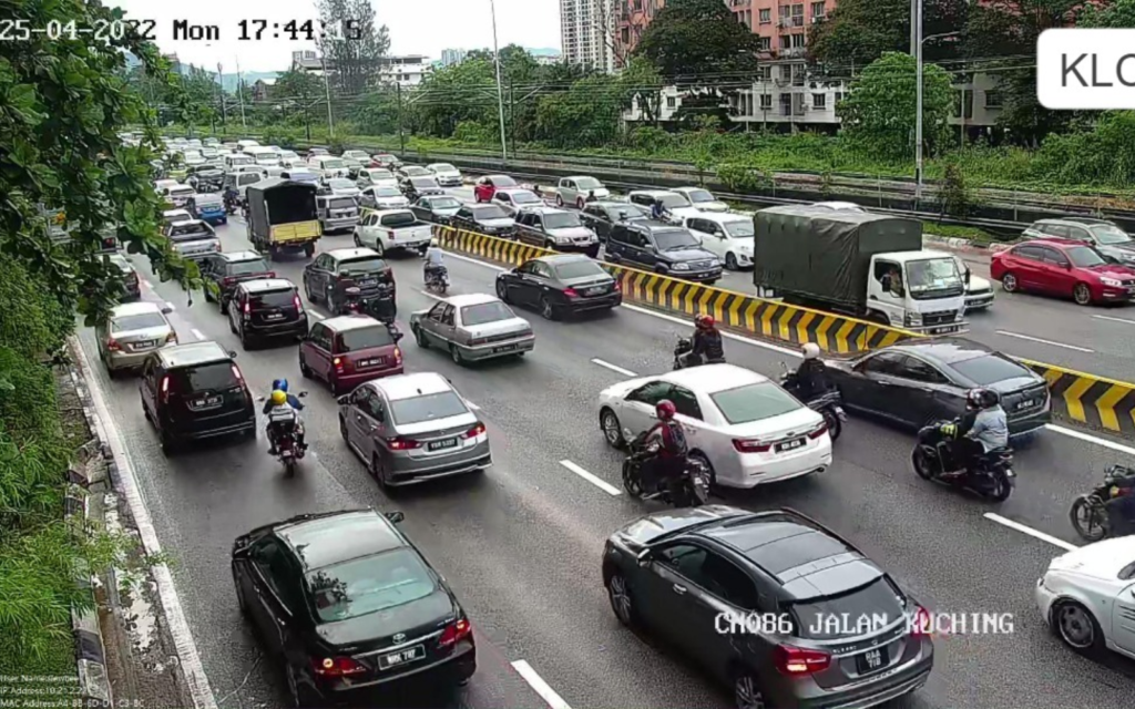 banjir kuala lumpur surut jalan kuching